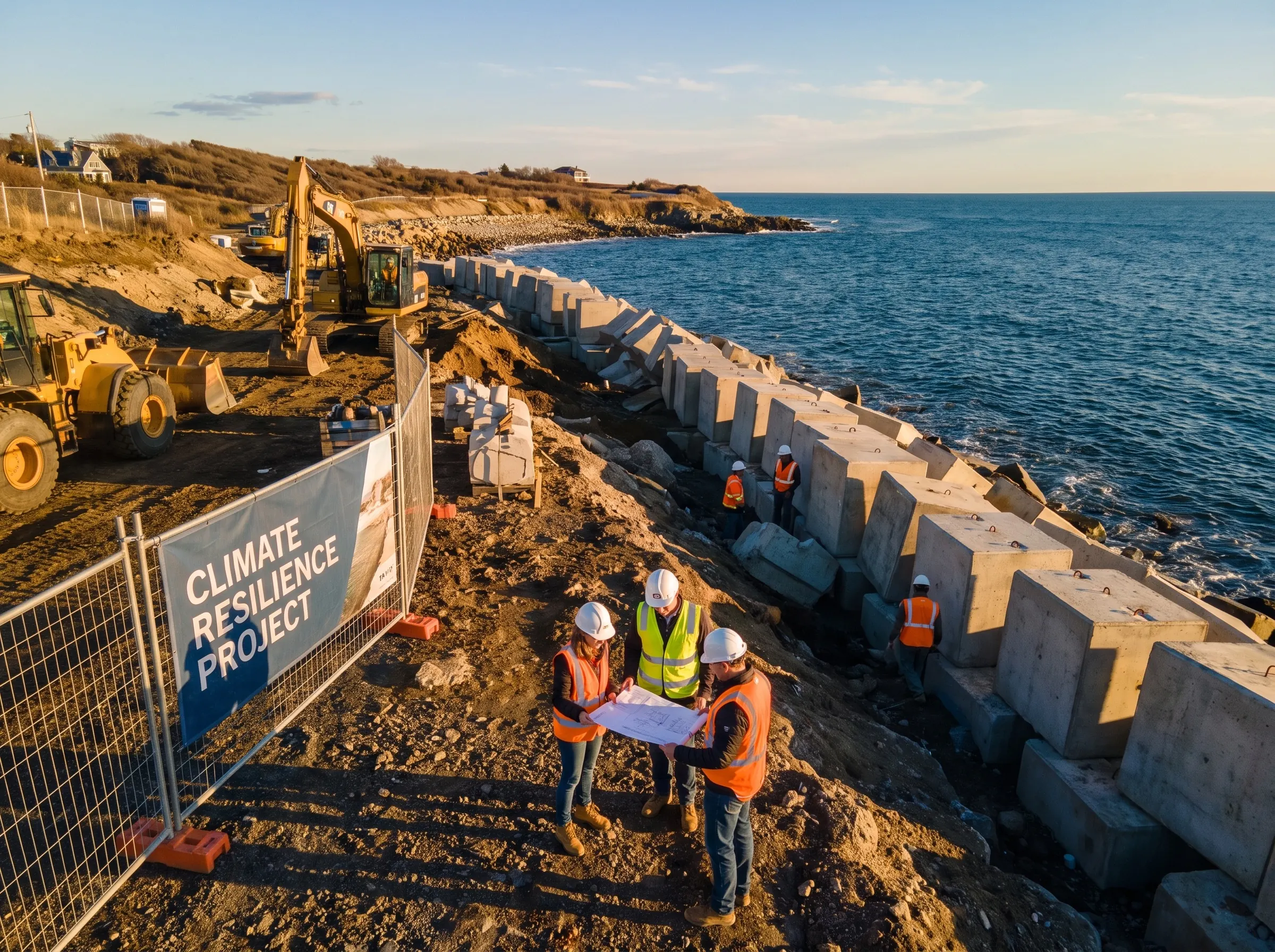 Editorial photograph representing "Adaptation Finance Is Not Charity: It's Infrastructure"
