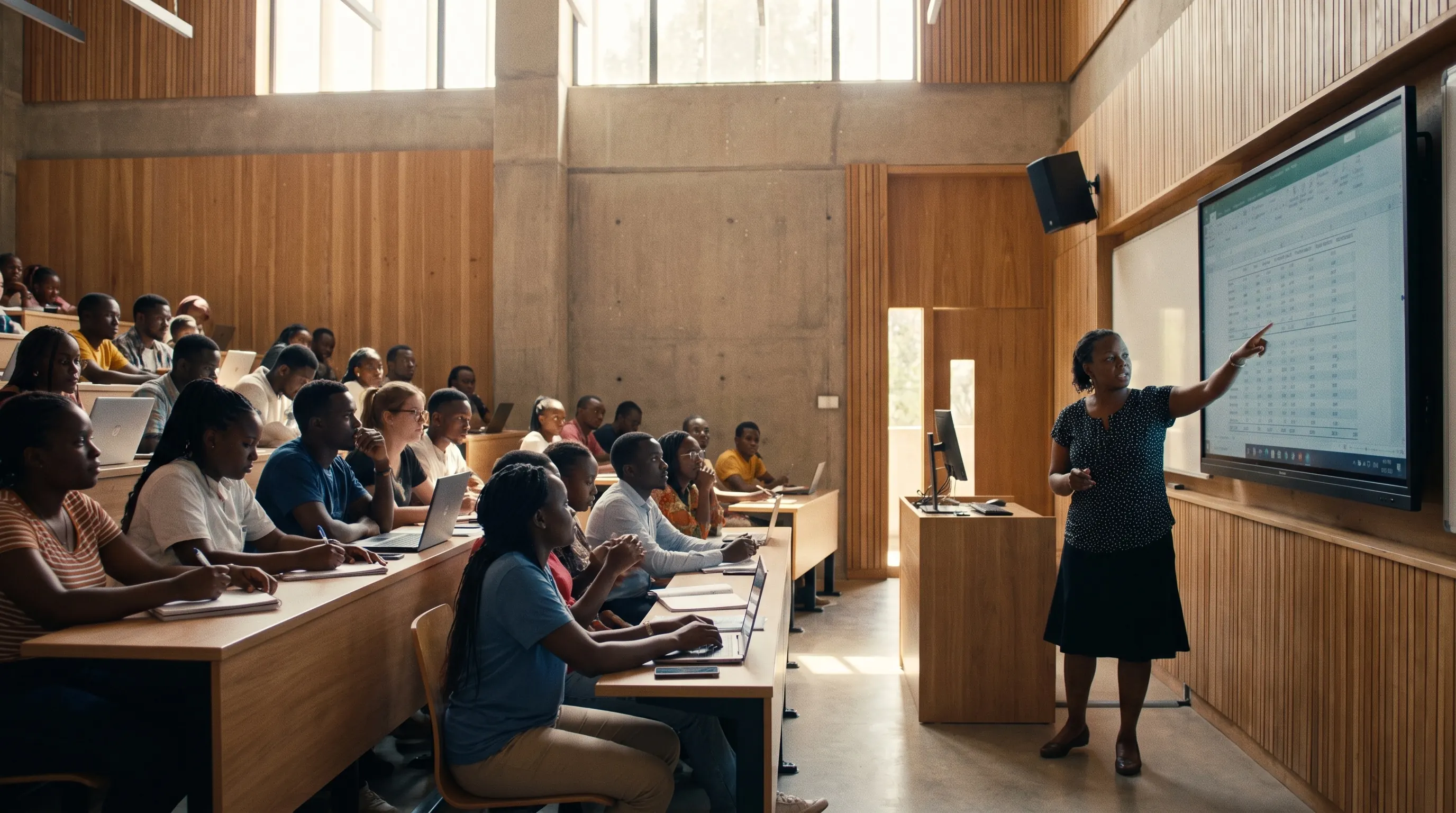 Documentary-style photograph representing Education across East Africa