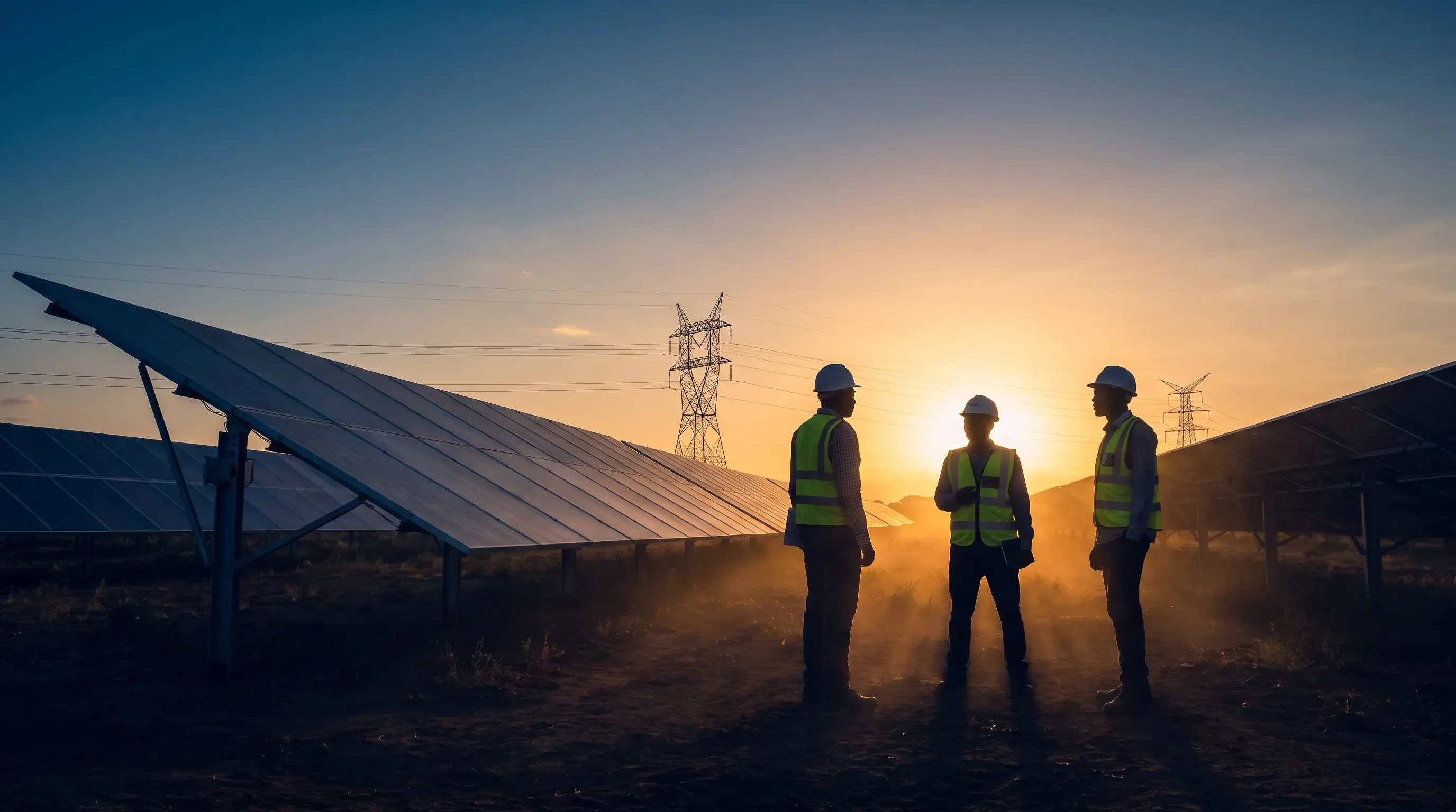 Documentary-style photograph representing Energy & Extractives across East Africa