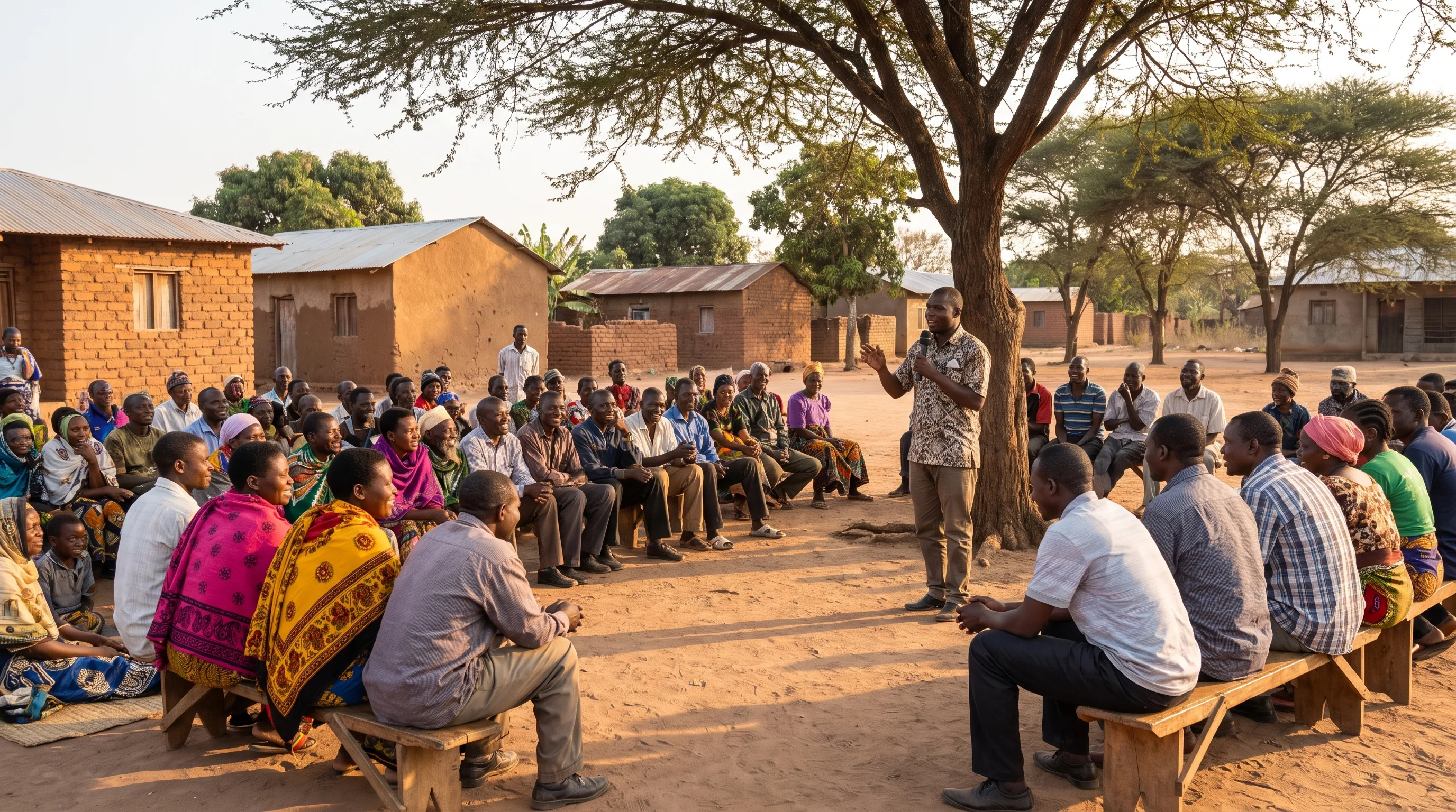 Documentary-style photograph representing Governance & Public Policy across East Africa
